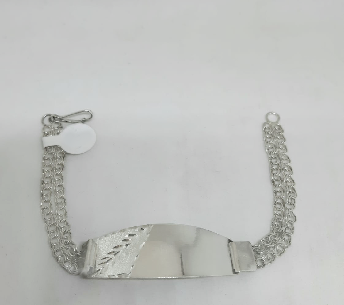 Silver Ladie ID Band